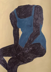 Garota de Maiô Azul