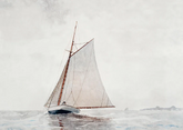 Sailing off Gloucester by Winslow Homer