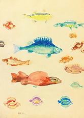 Poissons by Odilon Redon