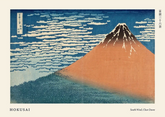 South Wind, Clear Dawn by Hokusai