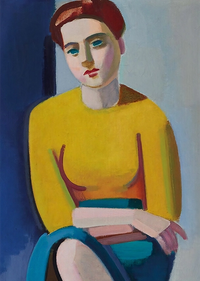 Portrait of Hanne Wilhem by Vilhelm Lundstrom