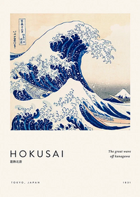 The Great Wave off Kanagawa by Hokusai