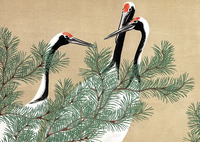 Cranes by Kamisaka Sekka