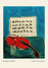 Red Violin by Raoul Dufy