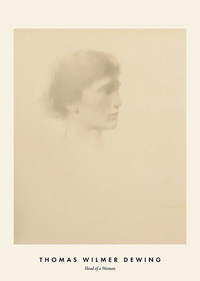 Head of a Woman by Thomas Wilmer Dewing