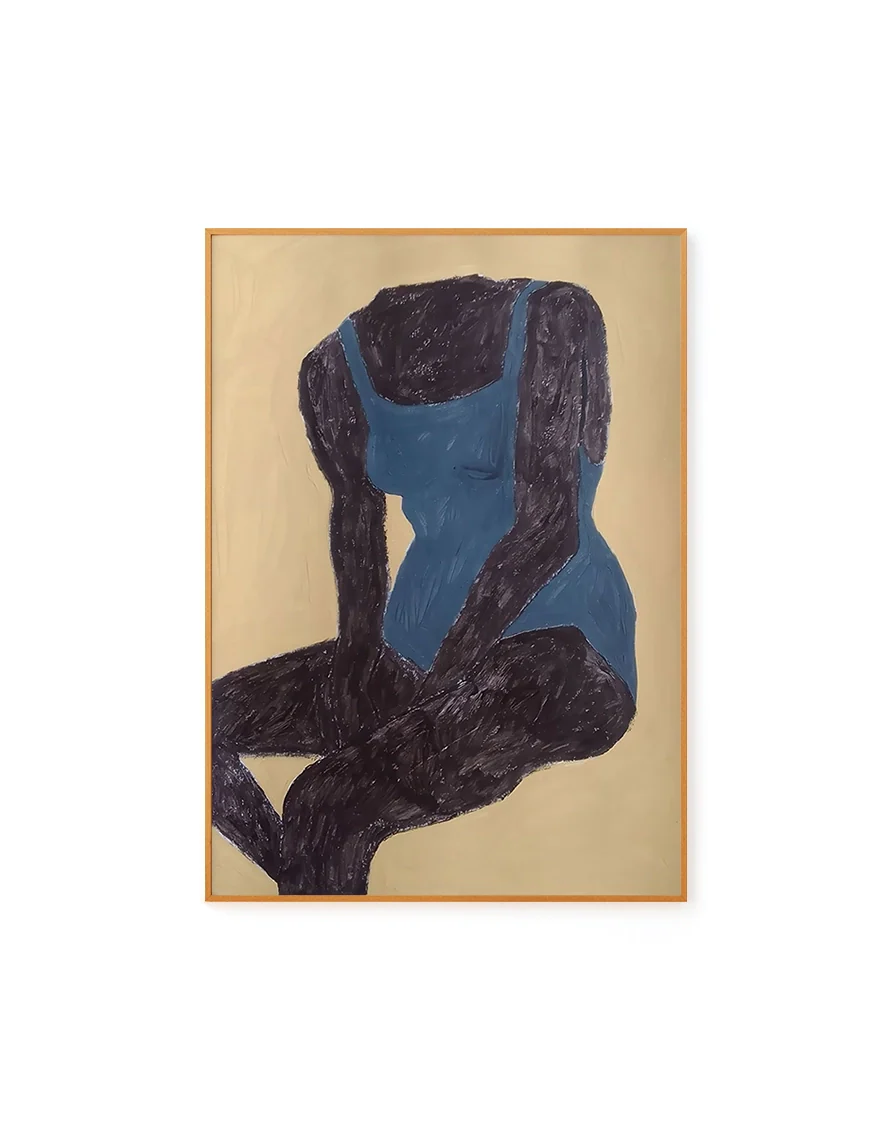 Garota de Maiô Azul