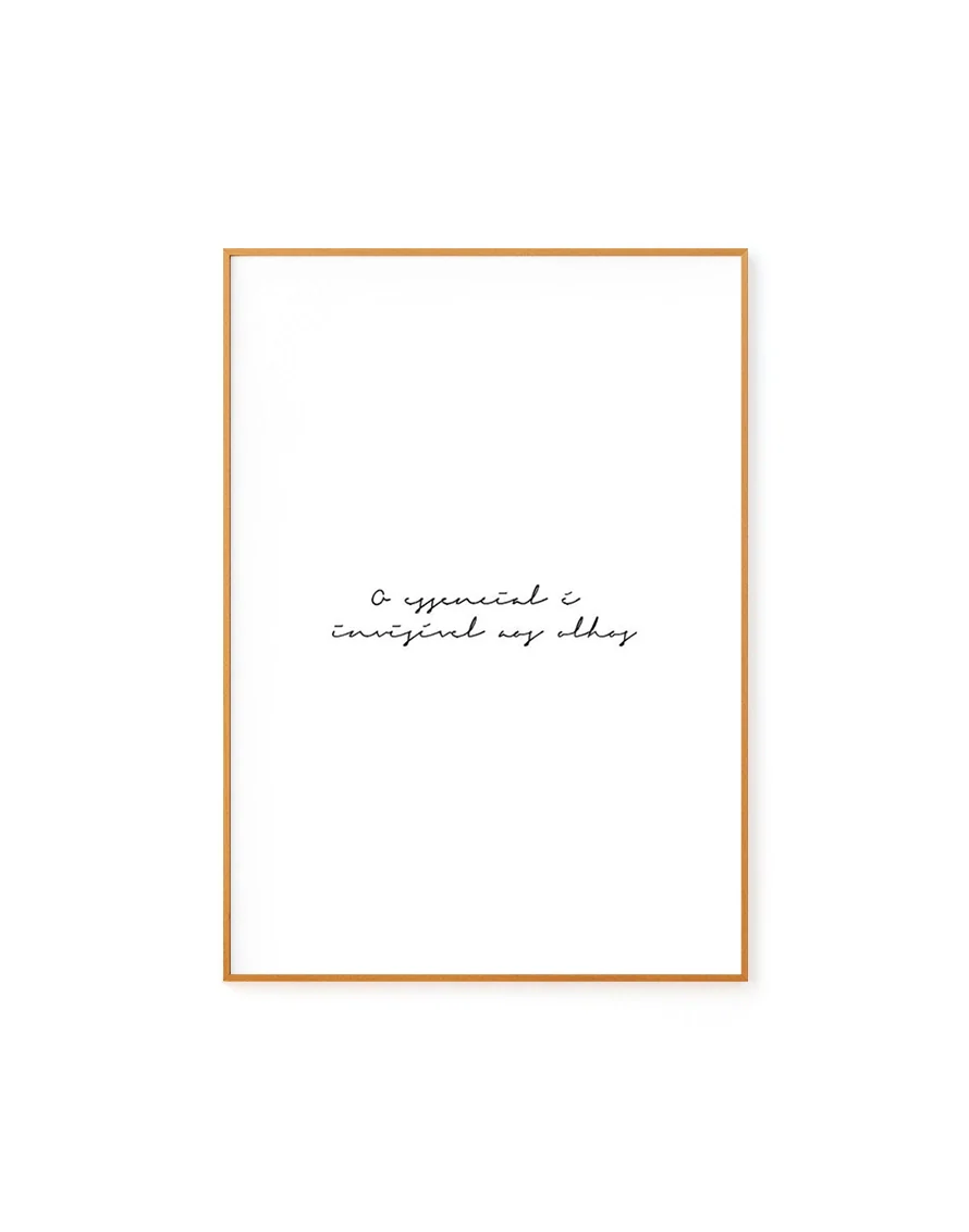 O Essencial é Invisível aos Olhos