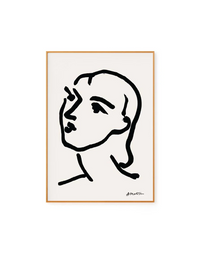 Woman Face by Henri Matisse