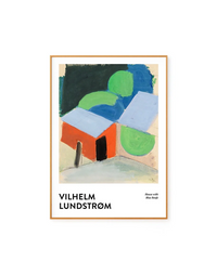 House With Blue Roofs by Vilhelm Lundstrom