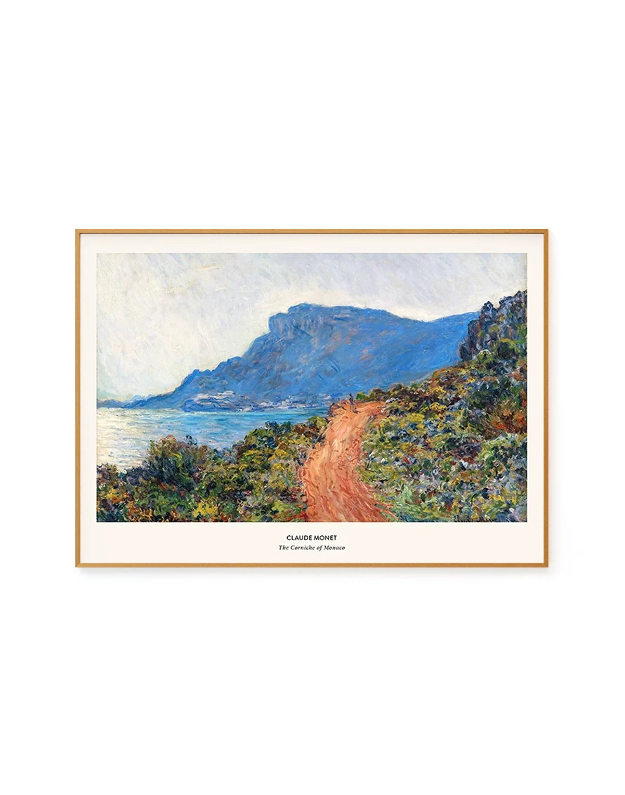 The Corniche of Monaco by Claude Monet