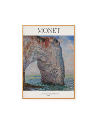 La Manneporte près d'Étretat by Claude Monet