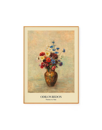 Flowers in a Vase by Odilon Redon