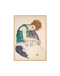 Seated Woman by Egon Schiele