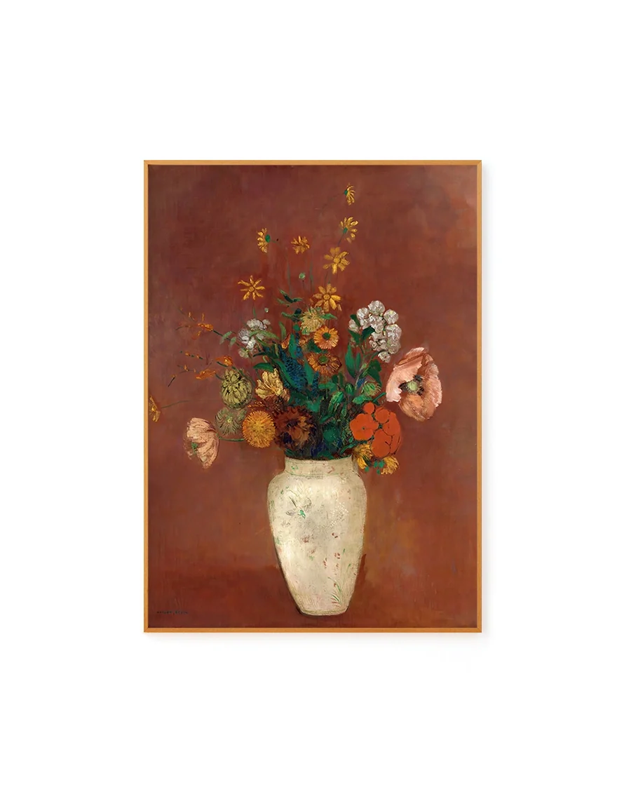 Bouquet in a Chinese Vase by Odilon Redon