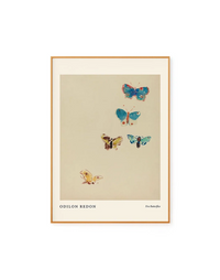 Five Butterflies by Odilon Redon