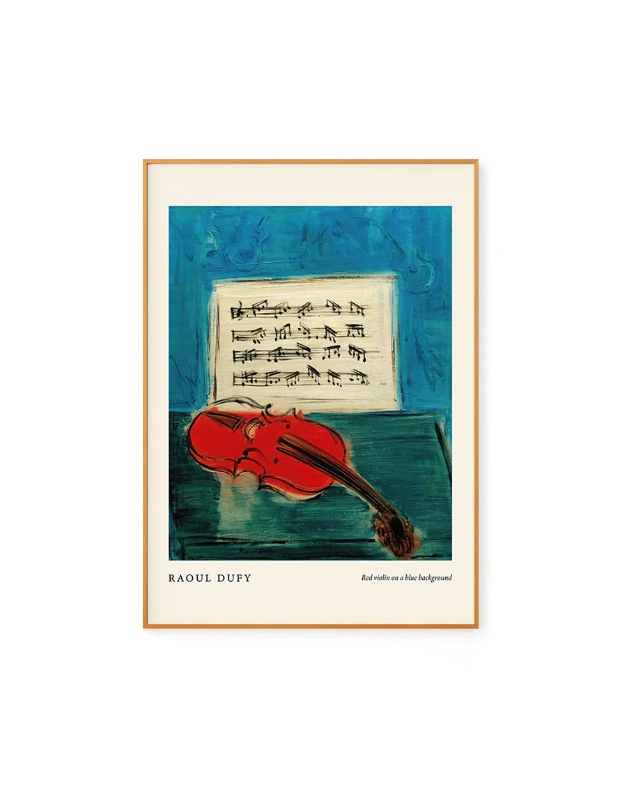 Red Violin by Raoul Dufy