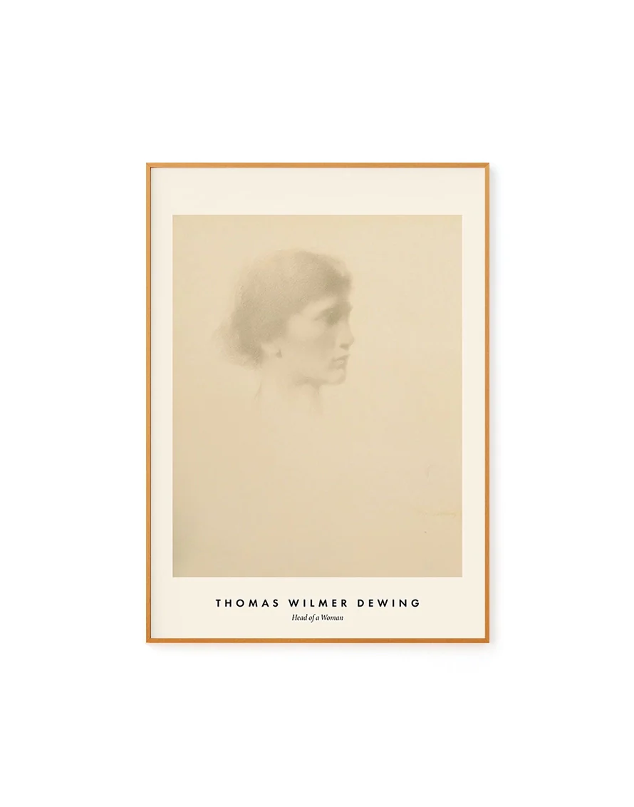 Head of a Woman by Thomas Wilmer Dewing