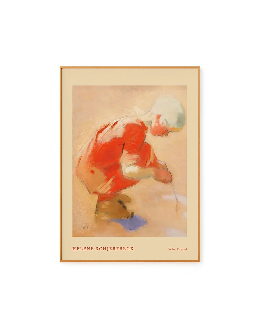 Girl On The Sand by Helene Schjerfbeck